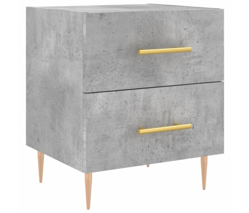 vidaXL naktsskapīši, pelēki, 2 gab., 40x35x47,5 cm, inženierijas koks