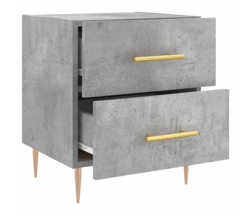 vidaXL naktsskapīši, pelēki, 2 gab., 40x35x47,5 cm, inženierijas koks