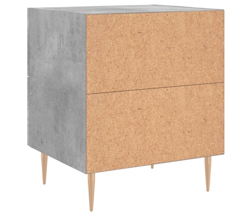 vidaXL naktsskapīši, pelēki, 2 gab., 40x35x47,5 cm, inženierijas koks