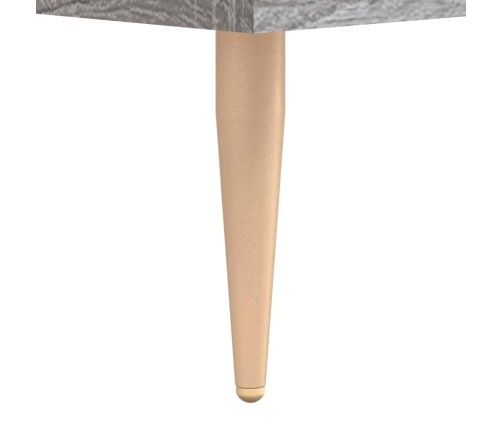 vidaXL naktsskapīši, 2 gab., pelēki, 40x35x47,5 cm, inženierijas koks