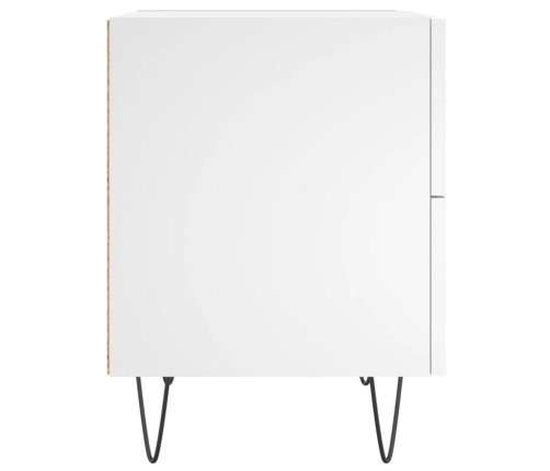 vidaXL naktsskapīši, 2 gab., balti, 40x35x47,5 cm, inženierijas koks