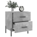 vidaXL naktsskapītis, betona pelēks, 40x35x47,5 cm, inženierijas koks