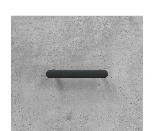 vidaXL naktsskapītis, betona pelēks, 40x35x47,5 cm, inženierijas koks