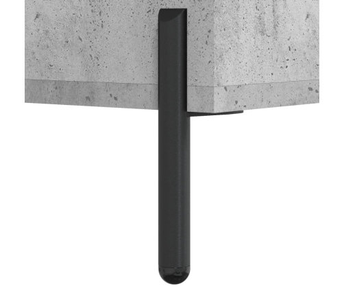 vidaXL naktsskapītis, betona pelēks, 40x35x47,5 cm, inženierijas koks