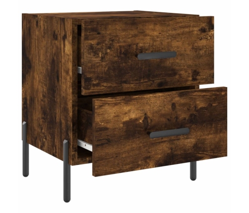 vidaXL naktsskapīši, 2 gb., ozolkoka, 40x35x47,5 cm, inženierijas koks