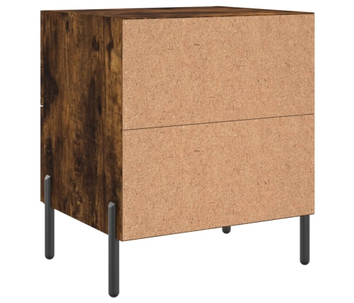 vidaXL naktsskapīši, 2 gb., ozolkoka, 40x35x47,5 cm, inženierijas koks