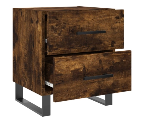 vidaXL naktsskapītis, ozolkoka krāsa, 40x35x47,5 cm, inženierijas koks