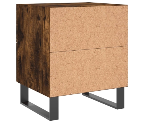 vidaXL naktsskapītis, ozolkoka krāsa, 40x35x47,5 cm, inženierijas koks