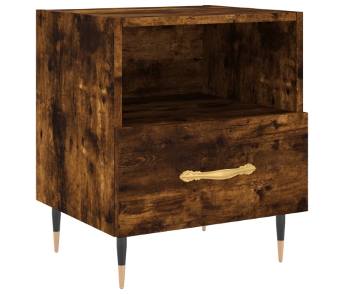 vidaXL naktsskapītis, ozolkoka krāsa, 40x35x47,5 cm, inženierijas koks