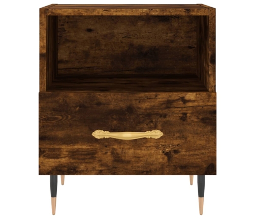 vidaXL naktsskapītis, ozolkoka krāsa, 40x35x47,5 cm, inženierijas koks