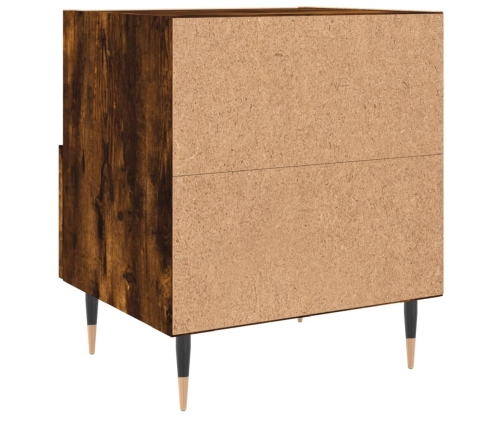 vidaXL naktsskapītis, ozolkoka krāsa, 40x35x47,5 cm, inženierijas koks