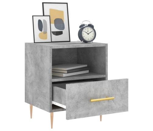 vidaXL naktsskapīši, pelēki, 2 gab., 40x35x47,5 cm, inženierijas koks