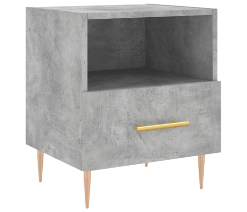 vidaXL naktsskapīši, pelēki, 2 gab., 40x35x47,5 cm, inženierijas koks