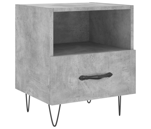 vidaXL naktsskapīši, pelēki, 2 gab., 40x35x47,5 cm, inženierijas koks