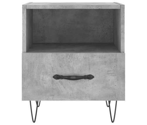 vidaXL naktsskapīši, pelēki, 2 gab., 40x35x47,5 cm, inženierijas koks