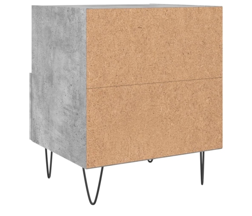 vidaXL naktsskapīši, pelēki, 2 gab., 40x35x47,5 cm, inženierijas koks