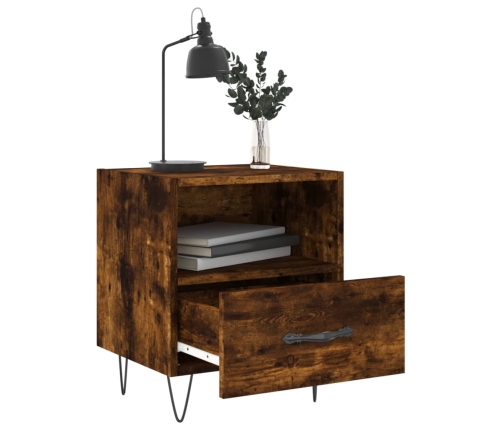 vidaXL naktsskapīši, 2 gb., ozolkoka, 40x35x47,5 cm, inženierijas koks