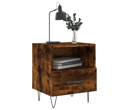 vidaXL naktsskapīši, 2 gb., ozolkoka, 40x35x47,5 cm, inženierijas koks