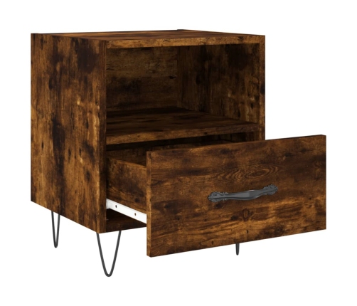 vidaXL naktsskapīši, 2 gb., ozolkoka, 40x35x47,5 cm, inženierijas koks