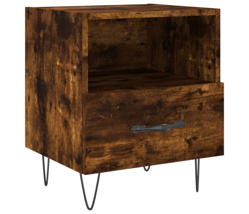 vidaXL naktsskapīši, 2 gb., ozolkoka, 40x35x47,5 cm, inženierijas koks