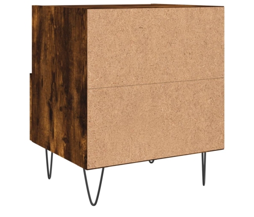 vidaXL naktsskapīši, 2 gb., ozolkoka, 40x35x47,5 cm, inženierijas koks