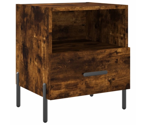 vidaXL naktsskapītis, ozolkoka krāsa, 40x35x47,5 cm, inženierijas koks