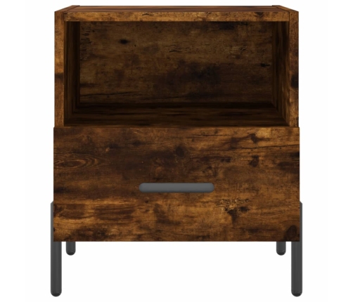 vidaXL naktsskapītis, ozolkoka krāsa, 40x35x47,5 cm, inženierijas koks