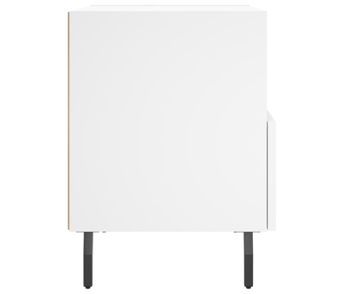 vidaXL naktsskapīši, 2 gab., balti, 40x35x47,5 cm, inženierijas koks