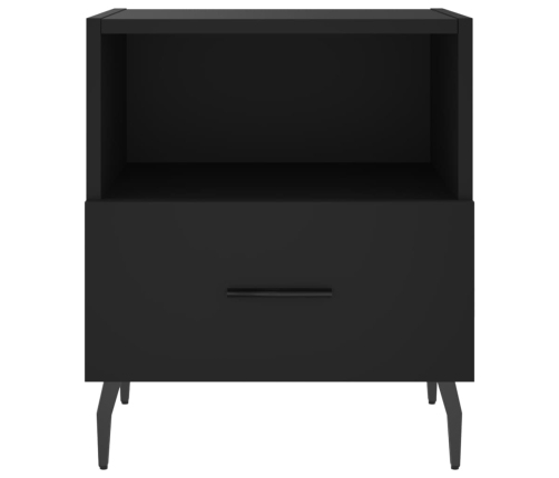 vidaXL naktsskapīši, 2 gab., melni, 40x35x47,5 cm, inženierijas koks