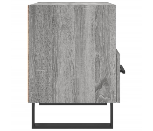 vidaXL naktsskapīši, 2 gab., pelēki, 40x35x47,5 cm, inženierijas koks