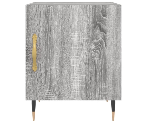 vidaXL naktsskapīši, 2 gab., pelēcīgi, 40x40x50 cm, inženierijas koks