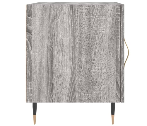 vidaXL naktsskapīši, 2 gab., pelēcīgi, 40x40x50 cm, inženierijas koks