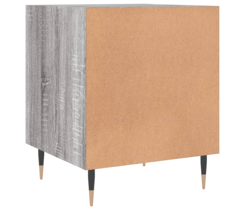 vidaXL naktsskapīši, 2 gab., pelēcīgi, 40x40x50 cm, inženierijas koks