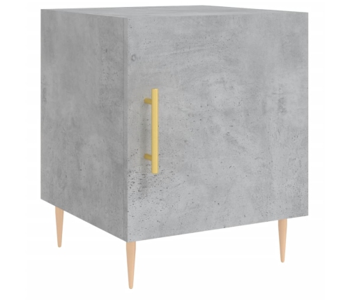 vidaXL naktsskapīši, 2 gab., pelēki, 40x40x50 cm, inženierijas koks