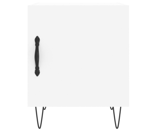 vidaXL naktsgaldiņš, balts, 40x40x50 cm, inženierijas koks