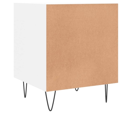 vidaXL naktsgaldiņš, balts, 40x40x50 cm, inženierijas koks