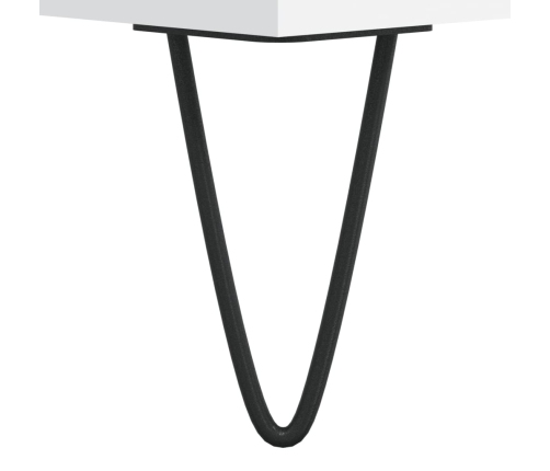 vidaXL naktsgaldiņš, balts, 40x40x50 cm, inženierijas koks