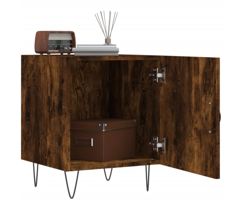 vidaXL naktsskapīši, 2 gab., ozolkoka, 40x40x50 cm, inženierijas koks