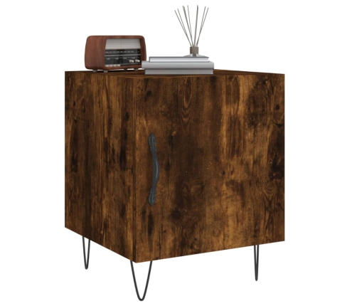 vidaXL naktsskapīši, 2 gab., ozolkoka, 40x40x50 cm, inženierijas koks