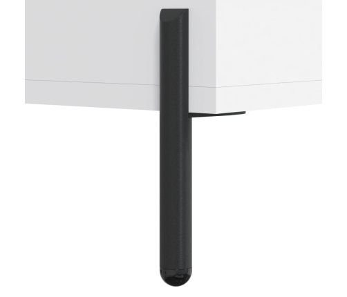 vidaXL naktsskapīši, 2 gab., balti, 40x40x50 cm, inženierijas koks