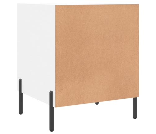 vidaXL naktsskapīši, 2 gab., balti, 40x40x50 cm, inženierijas koks