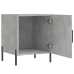 vidaXL naktsskapītis, betona pelēks, 40x40x50 cm, inženierijas koks