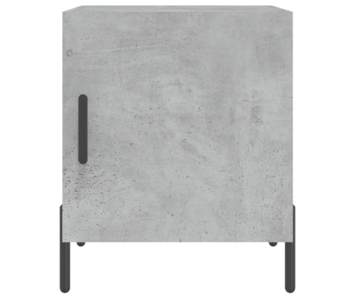 vidaXL naktsskapītis, betona pelēks, 40x40x50 cm, inženierijas koks