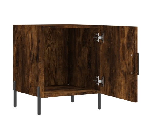 vidaXL naktsskapītis, ozolkoka krāsa, 40x40x50 cm, inženierijas koks