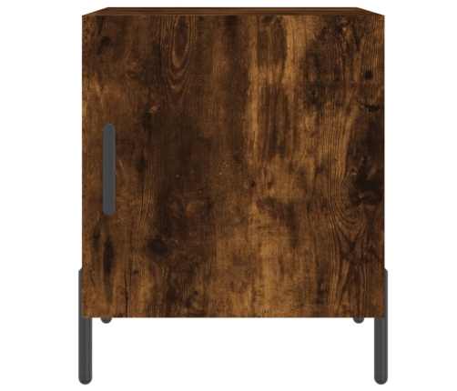 vidaXL naktsskapītis, ozolkoka krāsa, 40x40x50 cm, inženierijas koks