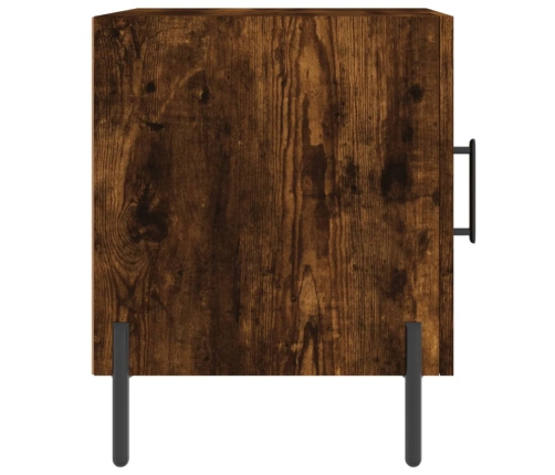 vidaXL naktsskapītis, ozolkoka krāsa, 40x40x50 cm, inženierijas koks