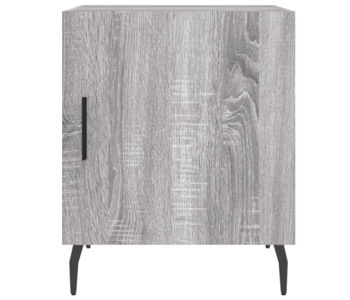 vidaXL naktsskapīši, 2 gab., pelēcīgi, 40x40x50 cm, inženierijas koks