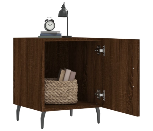 vidaXL naktsskapīši, 2 gab., ozolkoka, 40x40x50 cm, inženierijas koks