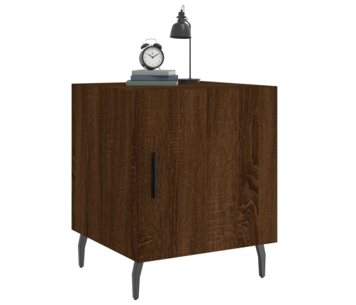 vidaXL naktsskapīši, 2 gab., ozolkoka, 40x40x50 cm, inženierijas koks