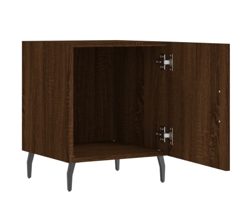 vidaXL naktsskapīši, 2 gab., ozolkoka, 40x40x50 cm, inženierijas koks